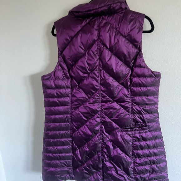 Anorak Purple CHEVRON QUILTED VEST, size XL - Picture 3 of 6
